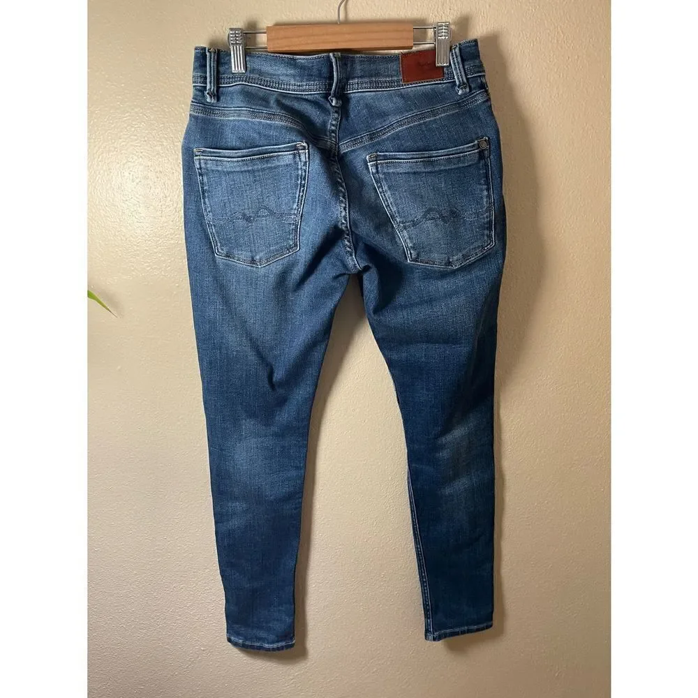 Peppe Jeans JOEY BOYFRIEND FIT MID WAIST JEANS Womens Sz 27 - Picture 6 of 8